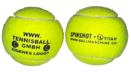 Tennisball mit eigenem Logo - tennisball, tennisball mit logo, tennisball bedrucken, tennisball bedrucken lassen, tennisbälle bedrucken lassen, logo auf tennisball drucken, tennisbälle mit logo bedrucken, tennisball mit aufdruck, tennisball für tennisclub